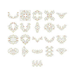 Gracieuse Bouton Broderie 2