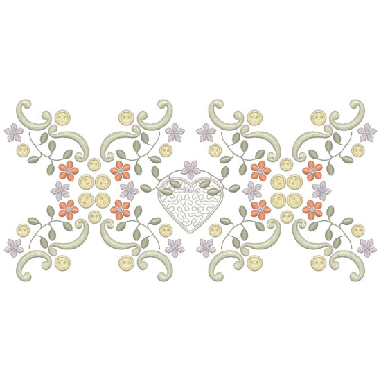 Gracieuse Bouton Broderie 3