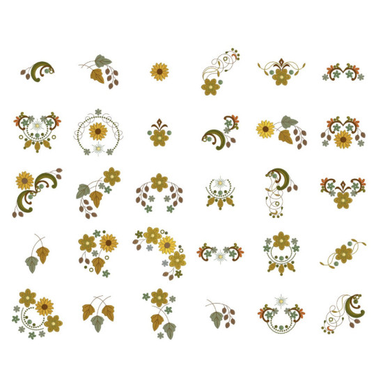 Gloriana Gold machine embroidery designs