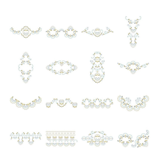 Graced in petals machine embroidery designs