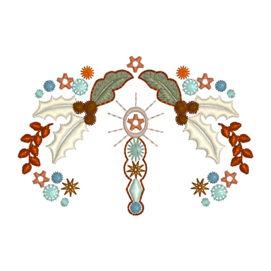 Gilded Treasures Christmas embroidery designs
