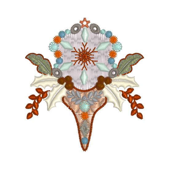 Gilded Treasures Christmas embroidery designs