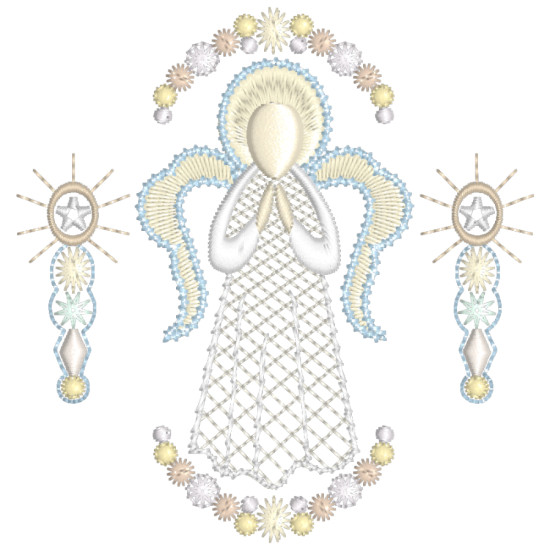 Gilded Treasures Christmas embroidery designs