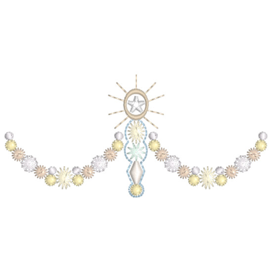 Gilded Treasures Christmas embroidery designs