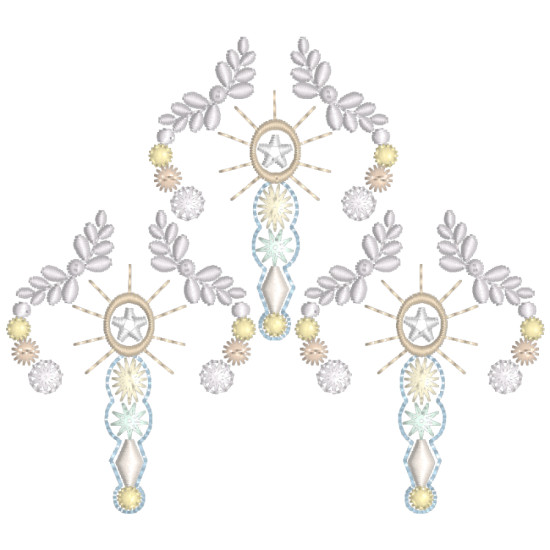 Gilded Treasures Christmas embroidery designs