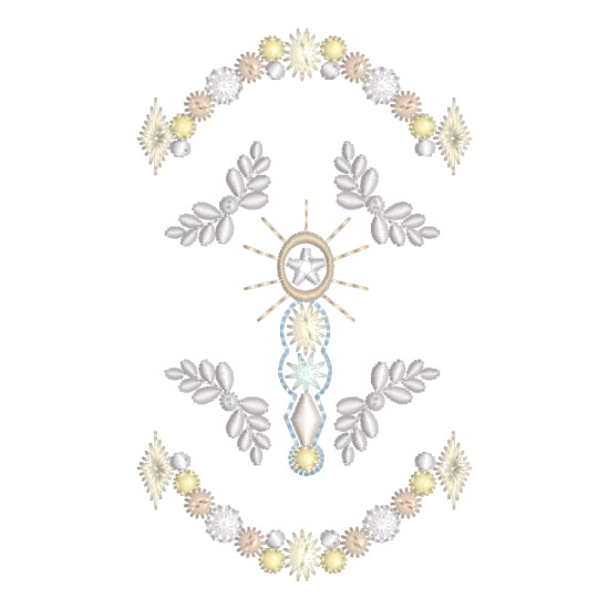 Gilded Treasures Christmas embroidery designs