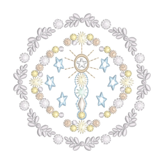 Gilded Treasures Christmas embroidery designs