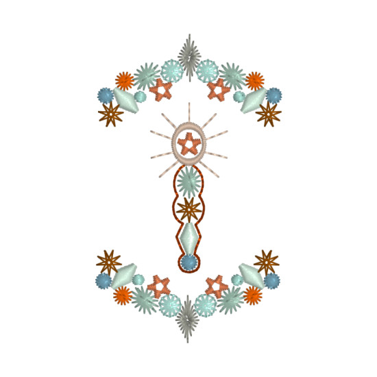 Gilded Treasures Christmas embroidery designs