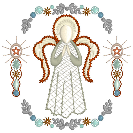 Gilded Treasures Christmas embroidery designs