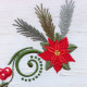Holly Bells Christmas embroidery designs