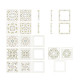 Jacobean Sampler Quilt blocks  