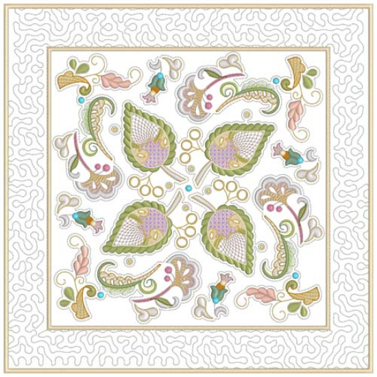 Jacobean Sampler Quilt blocks  