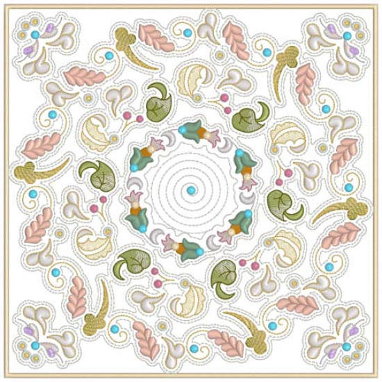 Jacobean Sampler Quilt blocks  