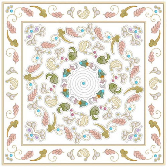 Jacobean Sampler Quilt blocks  