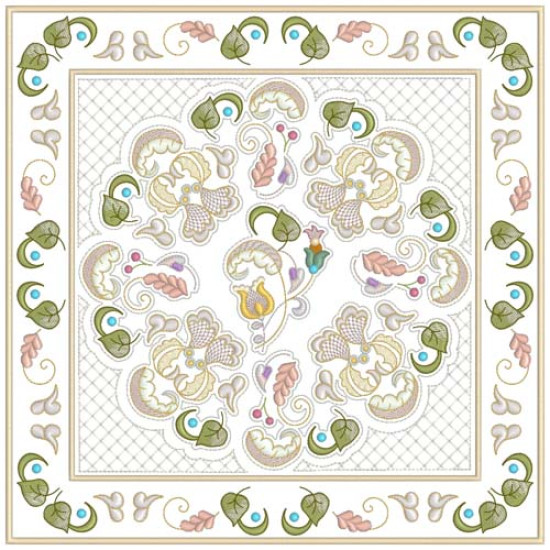 Jacobean Sampler Quilt blocks  
