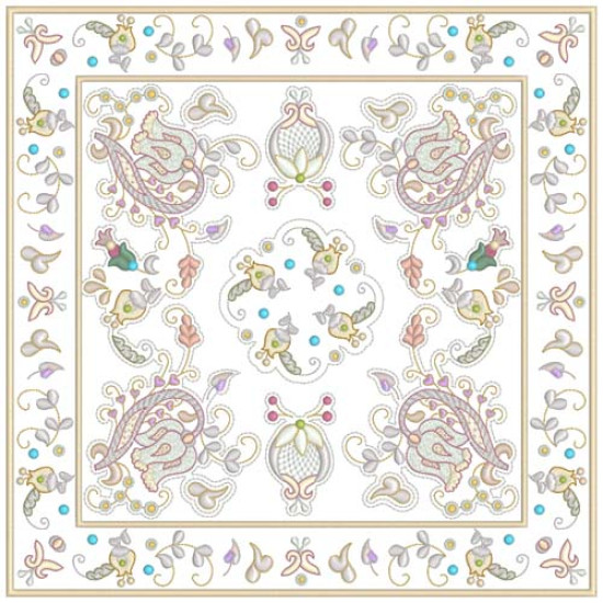 Jacobean Sampler Quilt blocks  