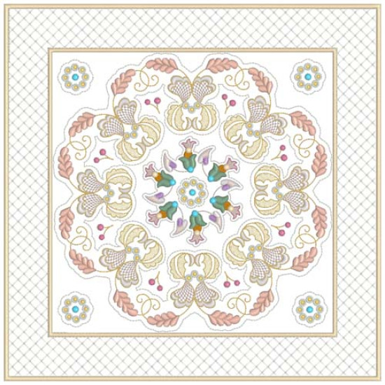 Jacobean Sampler Quilt blocks  