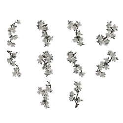 Japanese Blossoms Triptych 1