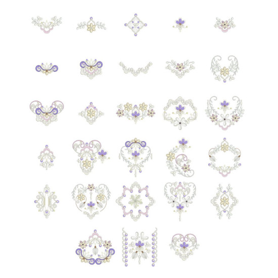 Mansfield Lace Machine Embroidery designs