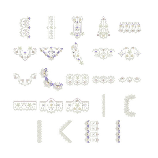 Mansfield Lace Machine Embroidery designs