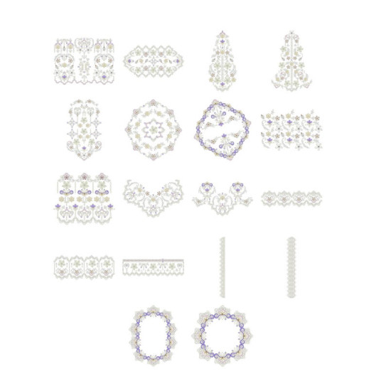 Mansfield Lace Machine Embroidery designs