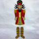 Machine embroidered Nutcrackers
