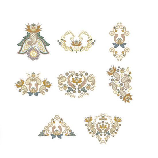 Plume de Elegance Heirloom embroidery designs