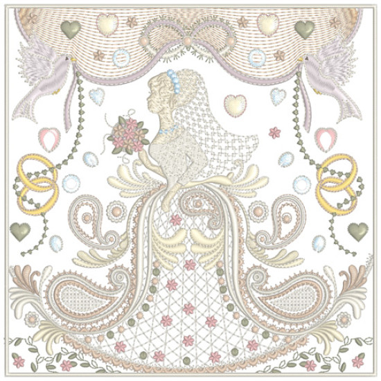 Romantic Crazy Quilt 14