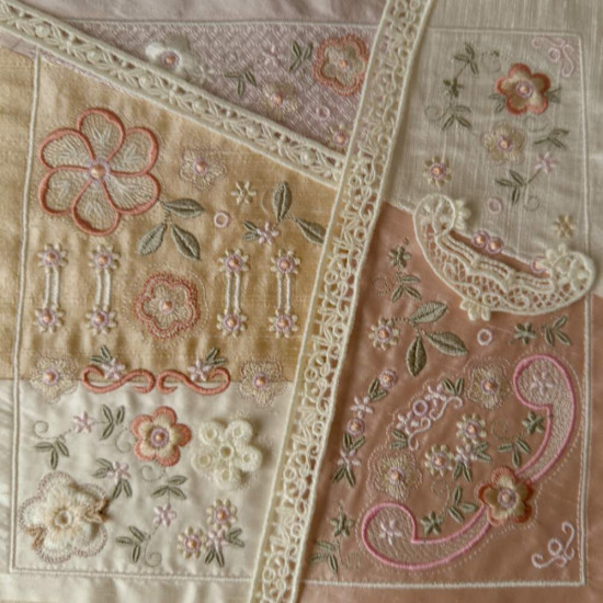 Romantic Crazy Quilt 17