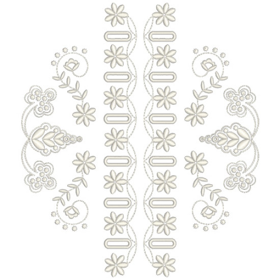 Regency whispers lace embroidery designs