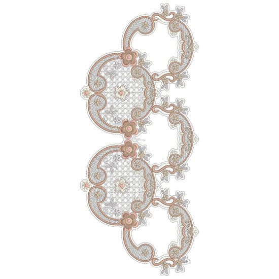 Rose Gold Bridal Lace 4  