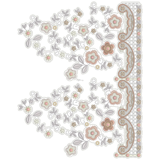 Rose Gold Bridal Lace 4  
