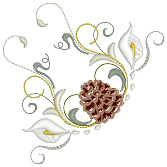 Rosemaling Christmas Machine Embroidery designs
