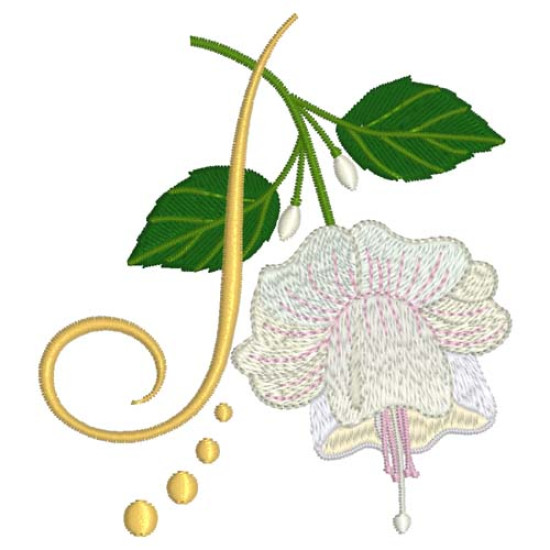 Renaissance Fuchsias Machine embroidery designs