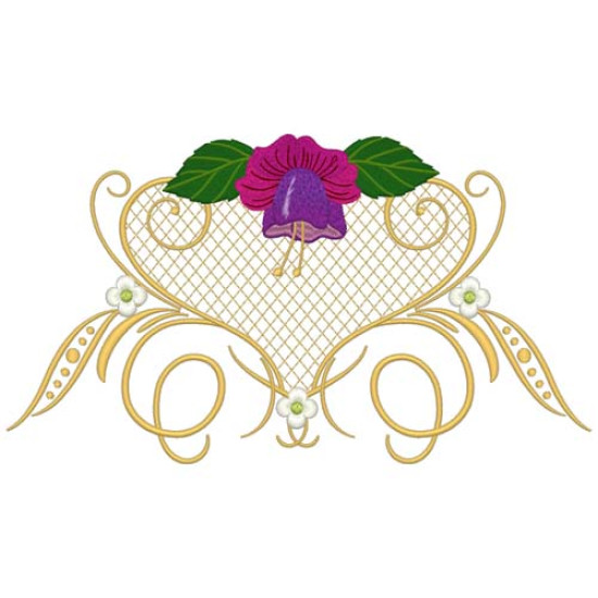 Renaissance Fuchsias Machine embroidery designs