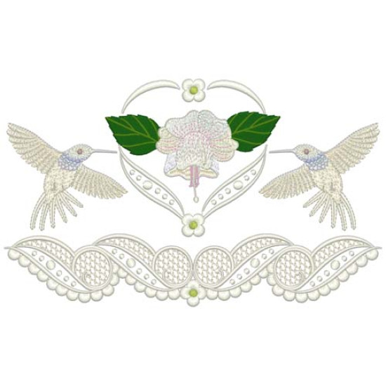 Renaissance Fuchsias Machine embroidery designs