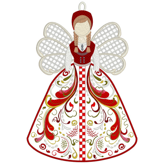 Rosemaling Angel 