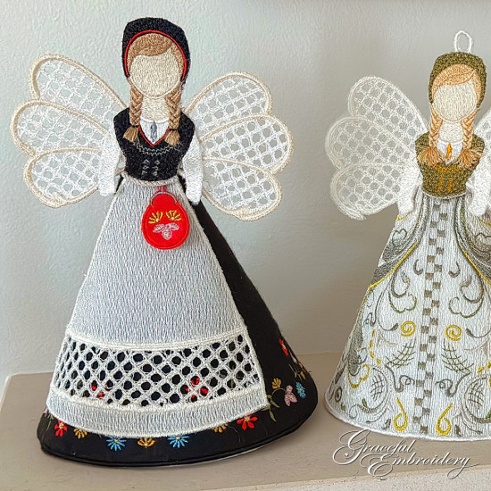 Rosemaling Angel 