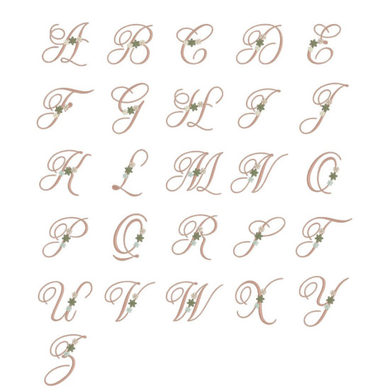 Grace font machine embroidery designs