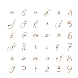 The Grace Font - lower case