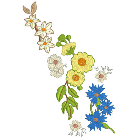 Vintage Grace floral embroidery designs
