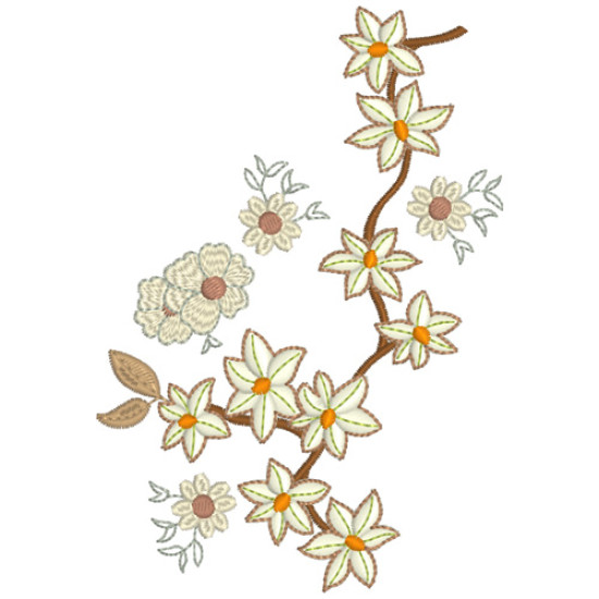 Vintage Grace floral embroidery designs