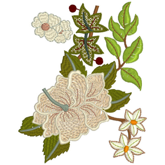 Vintage Grace floral embroidery designs