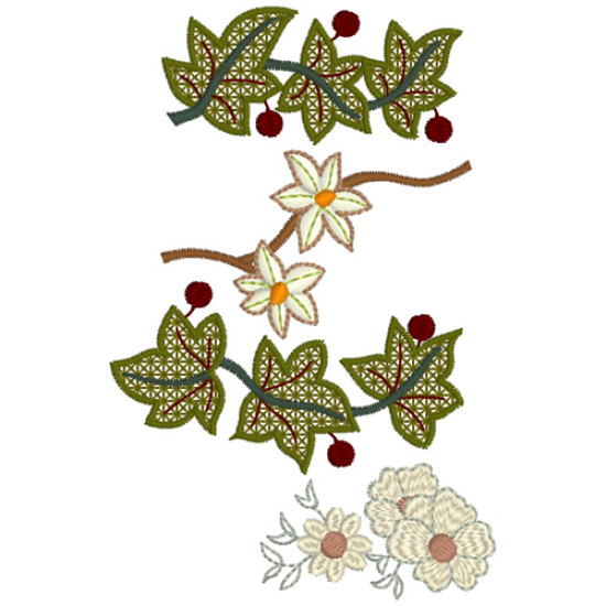 Vintage Grace floral embroidery designs