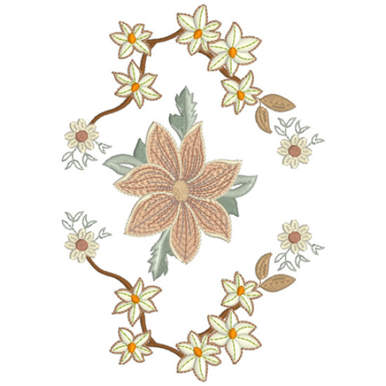 Vintage Grace floral embroidery designs