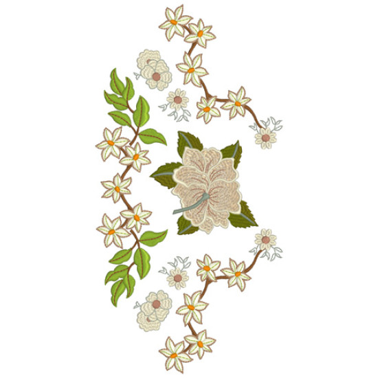 Vintage Grace floral embroidery designs