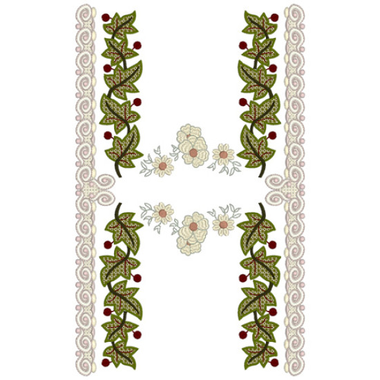 Vintage Grace floral embroidery designs