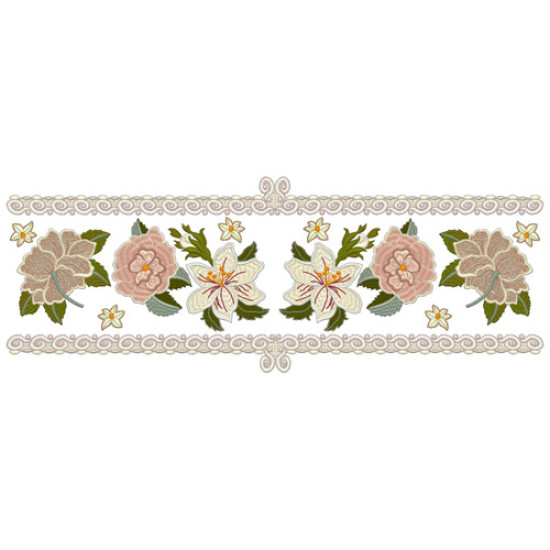 Vintage Grace floral embroidery designs