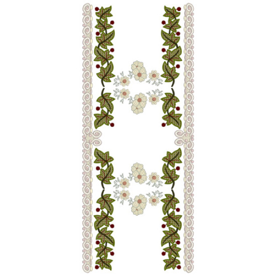 Vintage Grace floral embroidery designs
