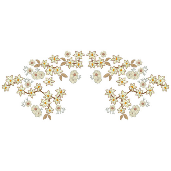 Vintage Grace floral embroidery designs